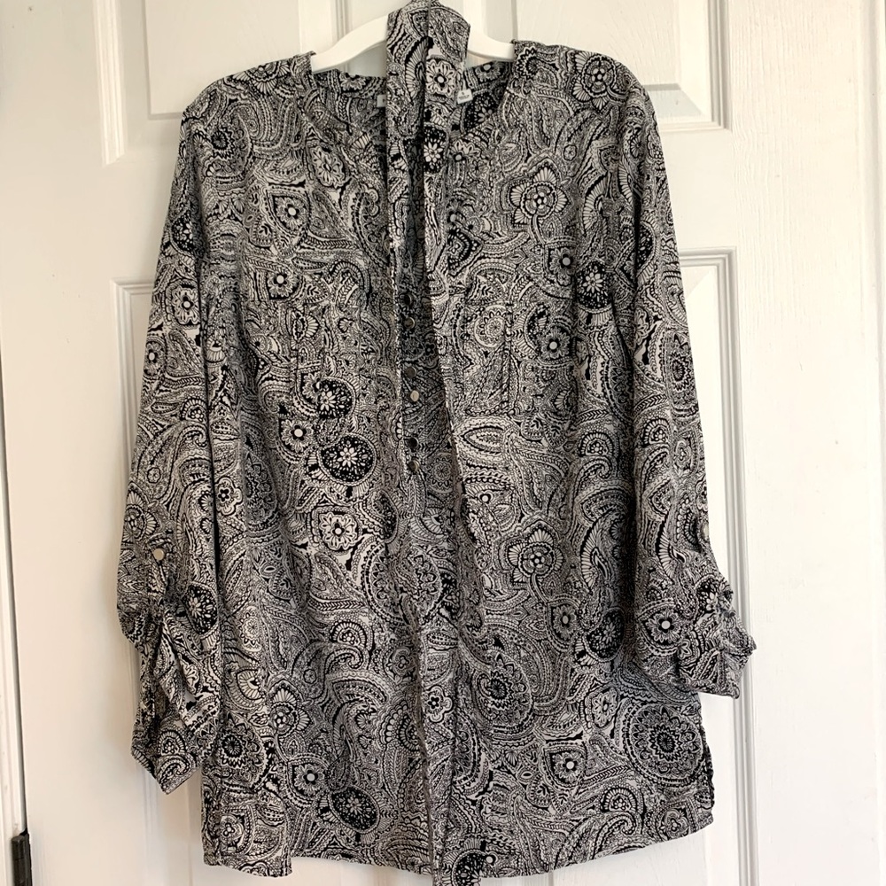 Classy blouse with belt